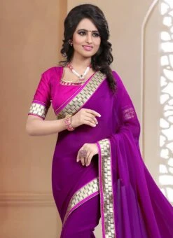 Wine Georgette Saree After Six Wear 9 Wine Georgette Saree After Six Wear -Sari Grace Shop wine georgette saree sasnf4139 b