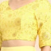 Yellow Chinon Embroidered Blouse Festive Wear 1 Yellow Chinon Embroidered Blouse Festive Wear -Sari Grace Shop yellow chinon embroidered blouse BLBS02303802 l
