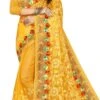 Yellow Net Embroidered Work Saree Festive Wear -Sari Grace Shop yellow net embroidered work saree sasstsktarya8202 l