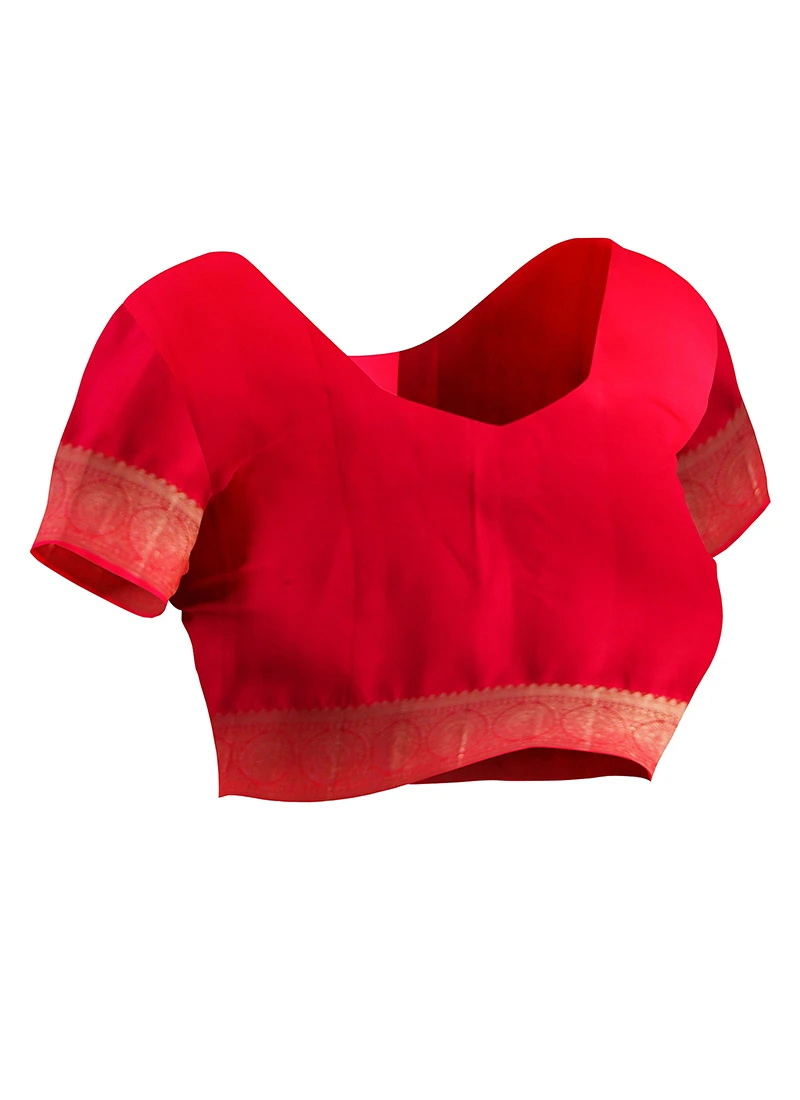 Yellow Pure Silk Zari Work Saree Festive Wear 6 Yellow Pure Silk Zari Work Saree Festive Wear - Image 4