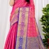 Zari Weaving Work Pink Color Litchi Silk Saree Party Wear 1 Zari Weaving Work Pink Color Litchi Silk Saree Party Wear -Sari Grace Shop zari weaving work pink color litchi silk saree sasom110653 l